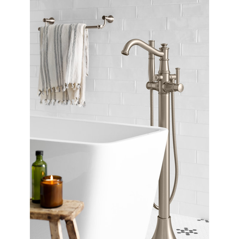 Moen Belfield Single Handle Floor Mounted Freestanding Tub Filler with